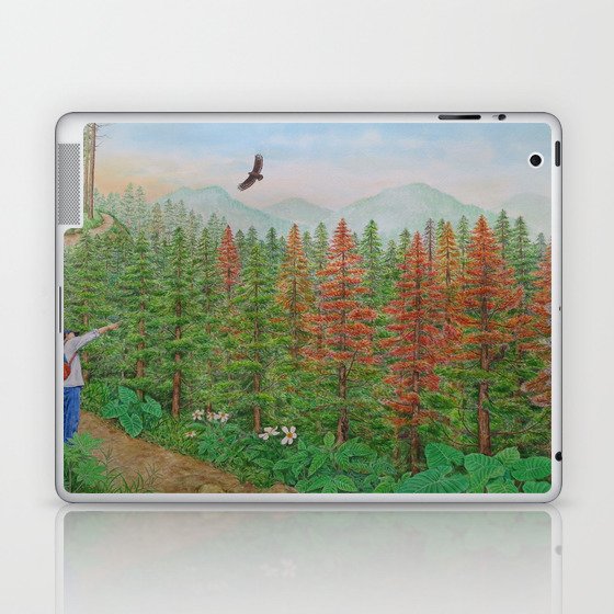 A Day of Forest(8). (coniferous forest) Laptop & iPad Skin