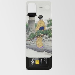 Full Moon and Pine Tree Android Card Case