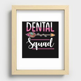 Dental Squad Team Recessed Framed Print