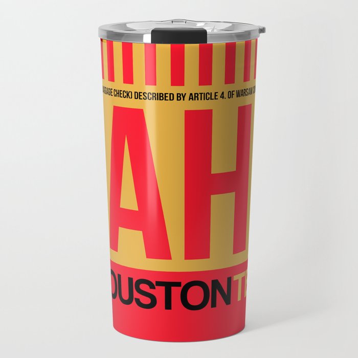 IAH Houston Luggage Tag 1 Travel Mug