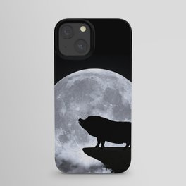 Wolf pig iPhone Case