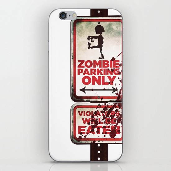 Zombie Parking only iPhone Skin