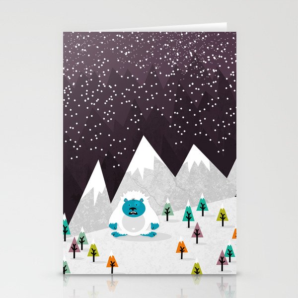 Yeti Stationery Cards