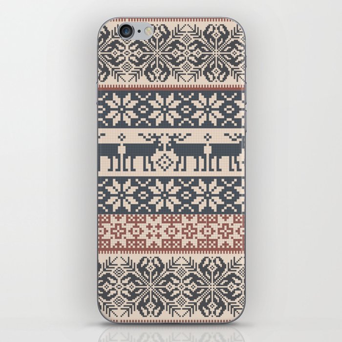 Friendly Fair Isle iPhone Skin