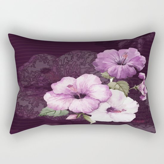 The shadow of flowers Rectangular Pillow