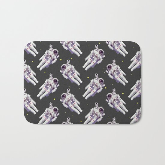 astronauts in space Bath Mat