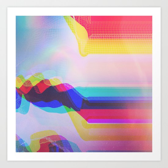 Glitch 27 Art Print