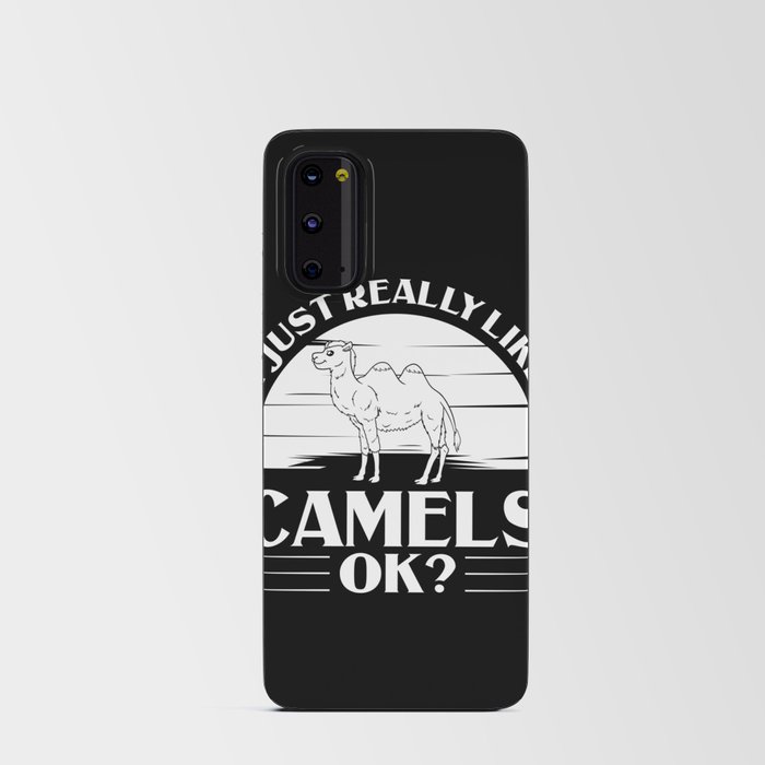 Bactrian Camel Riding Farmer Dromedary Rider Android Card Case