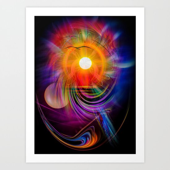 Abstract - Perfkektion - Sunset Art Print