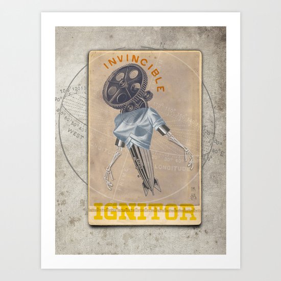 Los Invincible Ignitor Art Print
