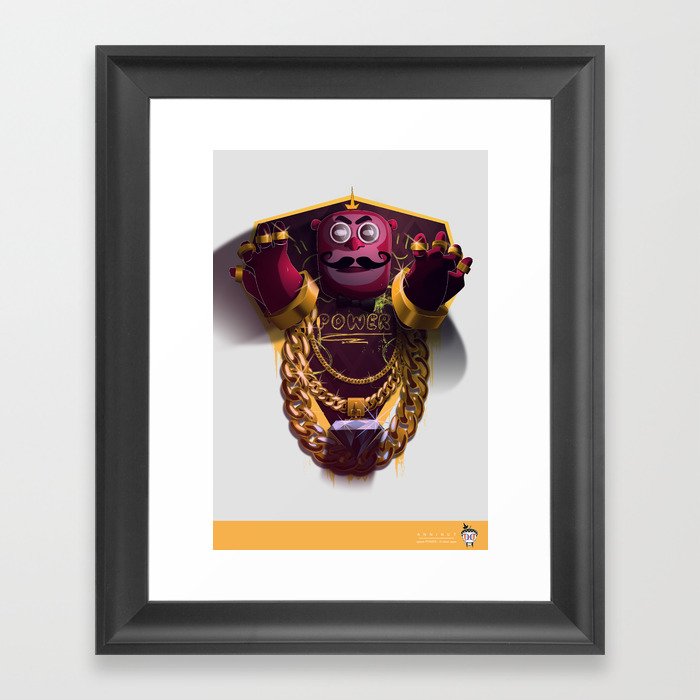 speakPOWER - 3 Wiser Apes Framed Art Print
