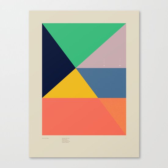 Secret Surf Map 5 — Matthew Korbel-Bowers Canvas Print