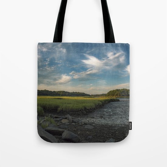 Sky and marsh Tote Bag