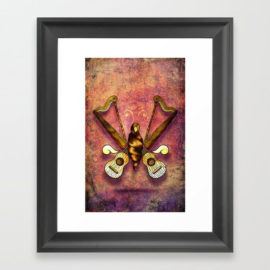 A song of harmony Framed Art Print