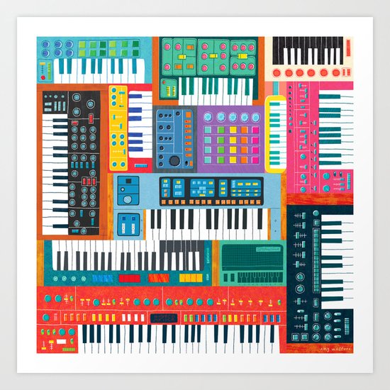 Synthusiast Art Print