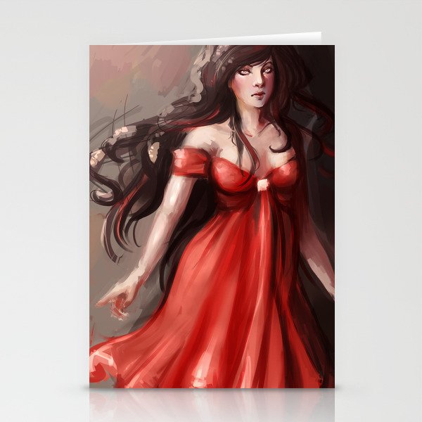 Red Dress Stationery Cards