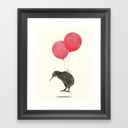 Kiwi Bird Can Fly Framed Art Print