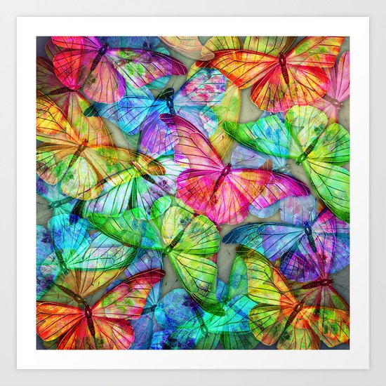 Butterfly Farm Art Print