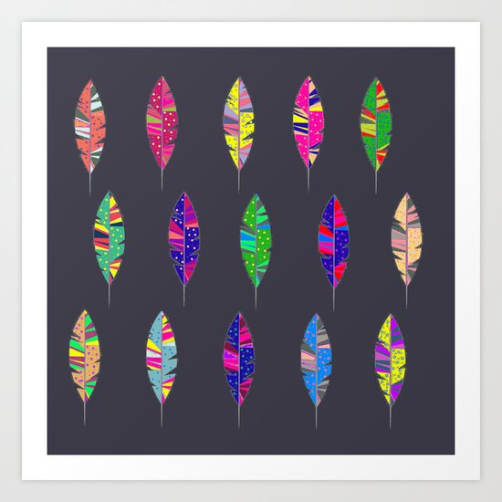 Leaves only one Art Print