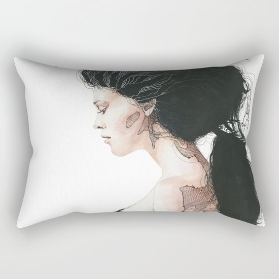 Torn to shreds Rectangular Pillow