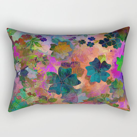 Fragrant Summer Field Rectangular Pillow