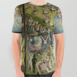 The Garden of Earthly Delights - Hieronymus Bosch All Over Graphic Tee