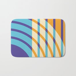 rainbow reverb Bath Mat | Colorfield, Graphicdesign, Simple, Illustrator, Digital, Elegant, Art, Gaf, Colourful, Geometric 