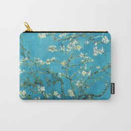 Vincent van Gogh Blossoming Almond Tree (Almond Blossoms) Light Blue Carry-All Pouch | Southoffrance, Garden, Pear, Blossom, Flowers, Paris, Apple, Provence, Floral, Blossoms 