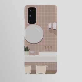 Bathroom Interior Illustration Android Case