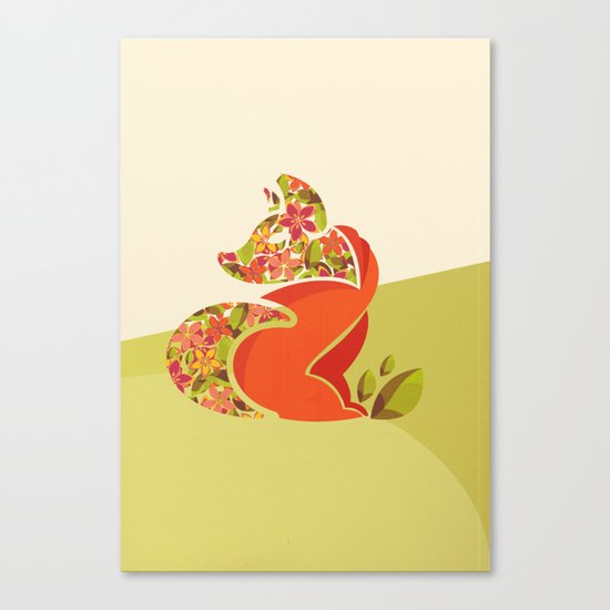 Undercover Fox Canvas Print