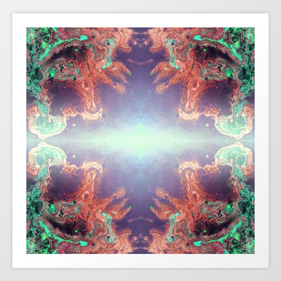 INFINITY SNOWFLAKE Art Print