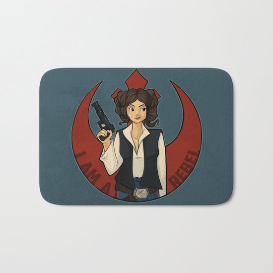 Rebel Girl Bath Mat