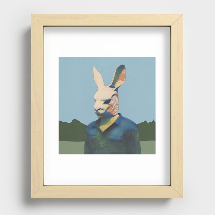Year of the Rabbit Recessed Framed Print