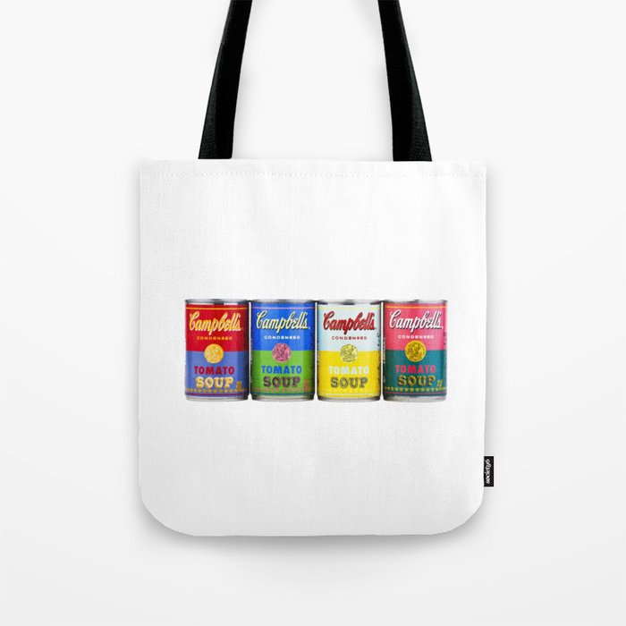 Campbell S Soup Cans Tote Bag By Triptin Society6 Campbell S Soup Cans Tote Bag