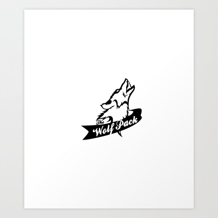 wolf pack Art Print