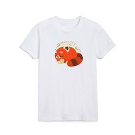 Sleeping Red Panda and Bunny / Cute Animals Kids T Shirt