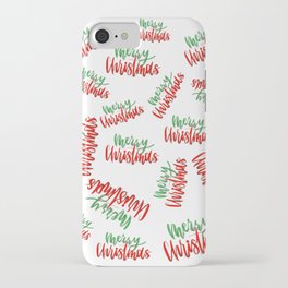 Merry Christmas iPhone Case