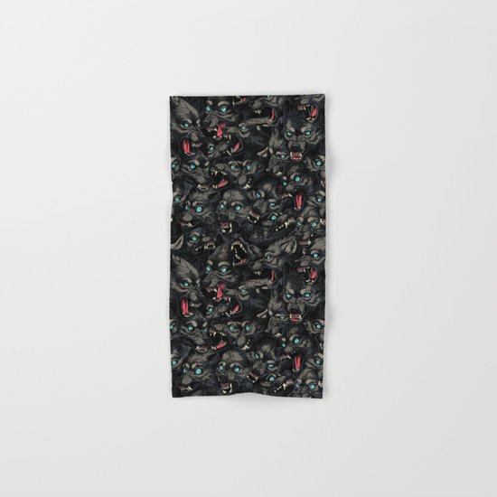 Wolf Pack Pattern Hand & Bath Towel