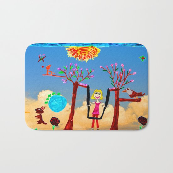Dreaming | Playground | Up to the Clouds Bath Mat