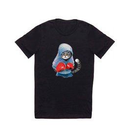 Boxing Cat T Shirt