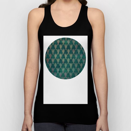 Damask Vintage Pattern 01 Unisex Tank Top