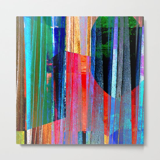 Iron Curtain Metal Print