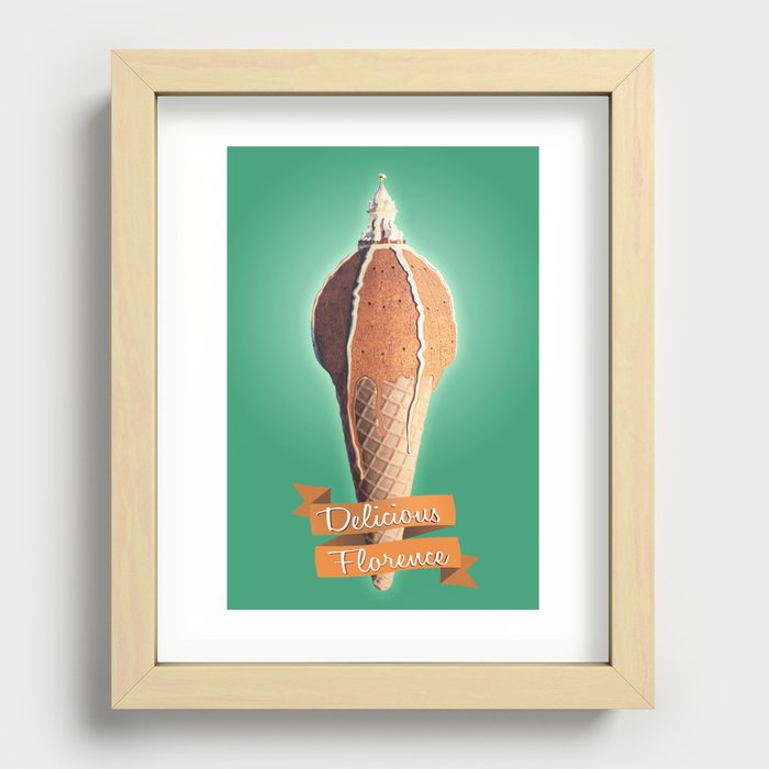 DELICIOUS FLORENCE Recessed Framed Print