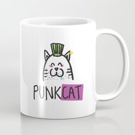 Punk cat Coffee Mug