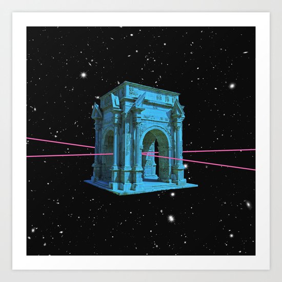 time travel Art Print