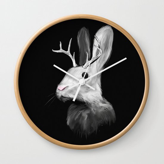 Jackalope Wall Clock