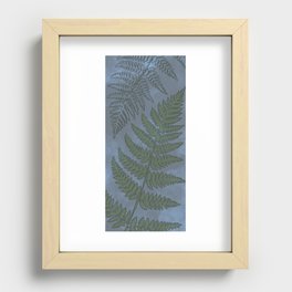 Calming Ferns Recessed Framed Print