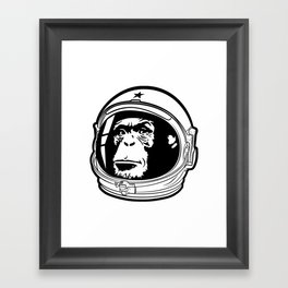 Ape Astronaut Framed Art Print