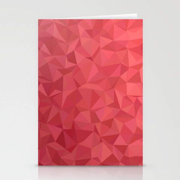 Mosaic Tile Geometrical Abstract Vector Polygon Stationery Cards