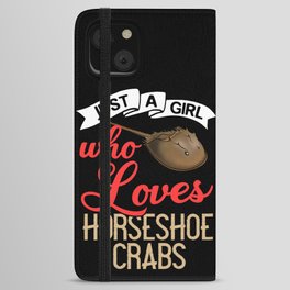 Horseshoe Crab Xiphosura Blood Eggs Fossil iPhone Wallet Case